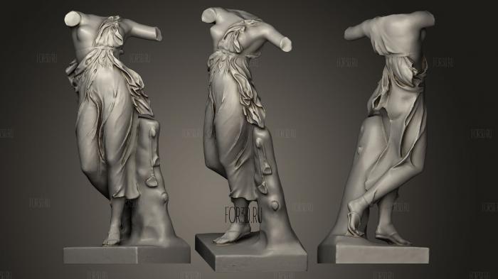 Maenad without head stl model for CNC